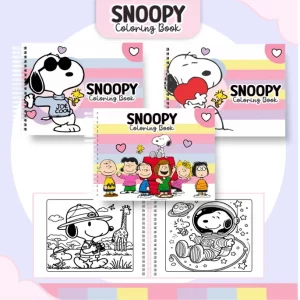 Livro de Colorir Snoopy Para Imprimir