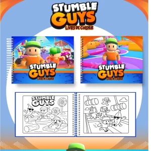 Livro de colorir Stumble Guys para imprimir com personagens do jogo