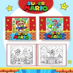 Livro de Colorir Super Mario Para Imprimir