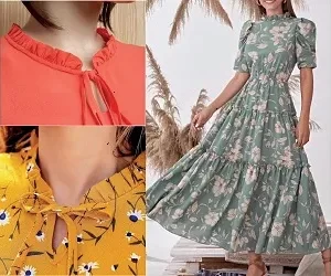 Molde Vestido Babado Manga Princesa