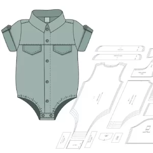 Molde Body Bebe Para Imprimir
