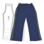 Molde Calça Infantil Uniforme Escolar