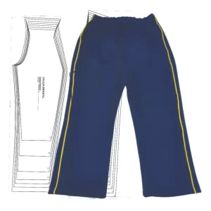 Molde Calça Infantil Uniforme Escolar
