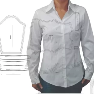 Molde Camisa Social Feminina