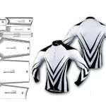 Molde Camiseta Ciclista Manga Longa