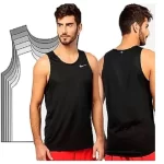 Molde Camiseta Regata Masculina