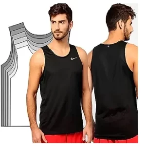 Molde Camiseta Regata Masculina
