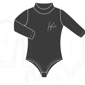 Molde Collant Feminino Gola Alta