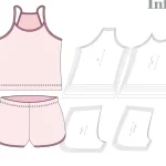 Molde Conjunto Baby Doll Infantil