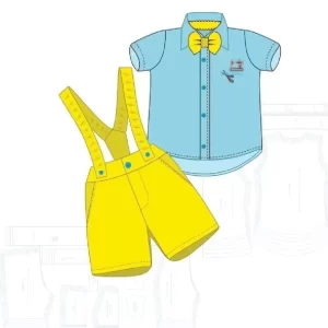 Molde Conjunto Suspensório Infantil