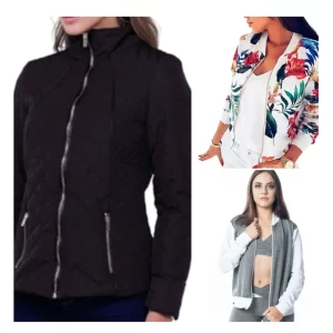 Molde Jaquetas Casacos Bomber Feminino