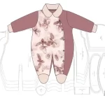 Molde Macacão Aberto Na Lateral Bebê