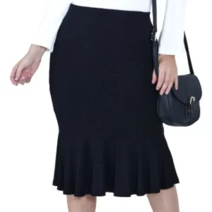 Molde Saia Social Com Babado Na Barra