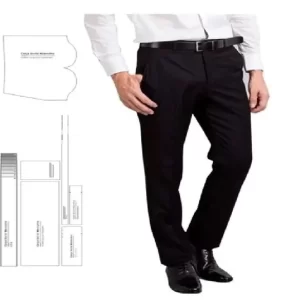 Molde de Calça Social Masculina