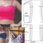 Molde de Cropped Para Imprimir