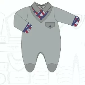 Molde de Macacão de Bebe Para Imprimir