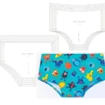 Molde de Sunga de Praia Infantil