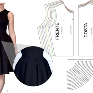 Molde de Vestido Gode Feminino