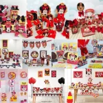 Pack 10 Kit Arquivo de Corte Minnie Vermelha