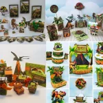 Pack 4 Kit de Arquivo de Corte Jurassic Park