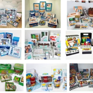 Arquivo de corte Dia dos Pais pack com 9 kits digitais completos.