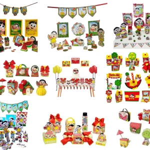 Pack digital Magali com nove arquivos de corte prontos.