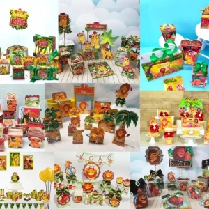 Pack 9 com kits de arquivo de corte Rei Leão.