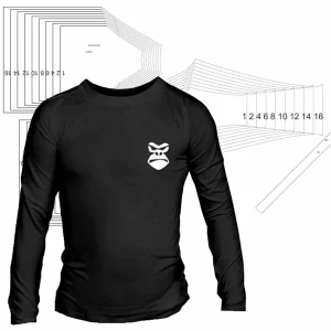 Molde Camisa Rash Guard Infantil