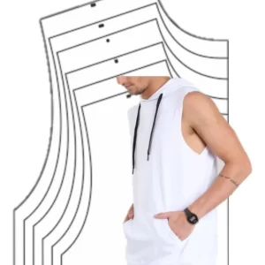 Molde Regata Machão com Capuz