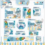 Volta as Aulas Etiqueta Escolar Stitch