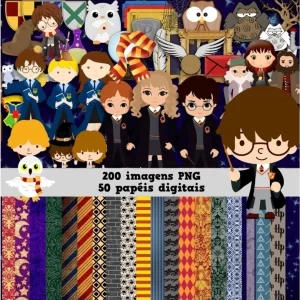 Scrapbook e Cliparts Harry Potter