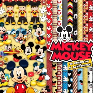 Scrapbook e Cliparts Mickey Mouse
