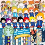 Scrapbook e Cliparts Pequeno Principe