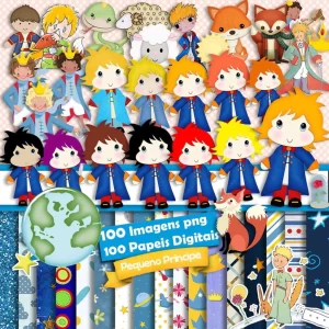 Scrapbook e Cliparts Pequeno Principe