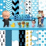 Scrapbook e Cliparts Poderoso Chefinho