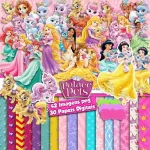 Scrapbook e Cliparts Princesas Disney