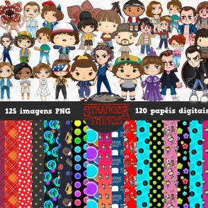 Scrapbook e Cliparts Stranger Things