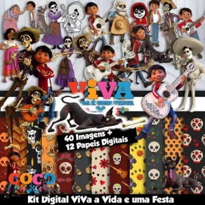 Scrapbook e Cliparts Viva a Vida