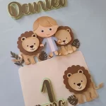 Topo de Bolo Daniel na Cova dos Leões Studio