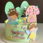 Topo de Bolo Fadas Silhouette Studio