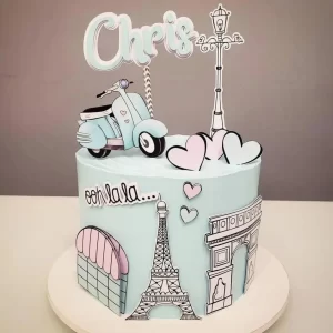 Topo de Bolo Paris Para Imprimir Studio tema viagem e decoração