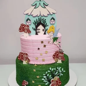 Topo de Bolo Sininho Silhouette Studio para festa infantil temática