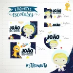 Volta as Aulas Etiqueta Astronauta