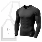 Molde Camiseta Rash Guard Adulto