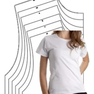 Molde Camiseta Baby Look Feminina