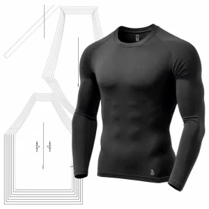Molde Camiseta Rash Guard Adulto