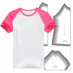 Molde Camiseta Raglan Feminina