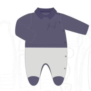 Molde Macacão Com Recorte Na Frente Bebê