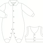 Molde Macacão Colete E Manta Infantil