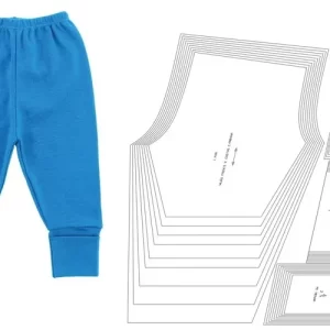 Molde Calça Mijão Com Pé Reversível